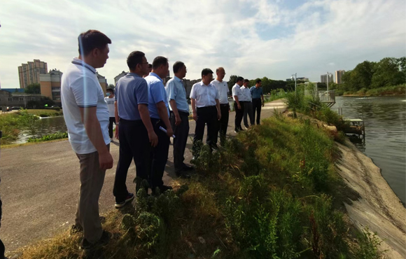 省生态环境；ざ讲熳榈揭嫜袅入湖口水质提升站查抄工作