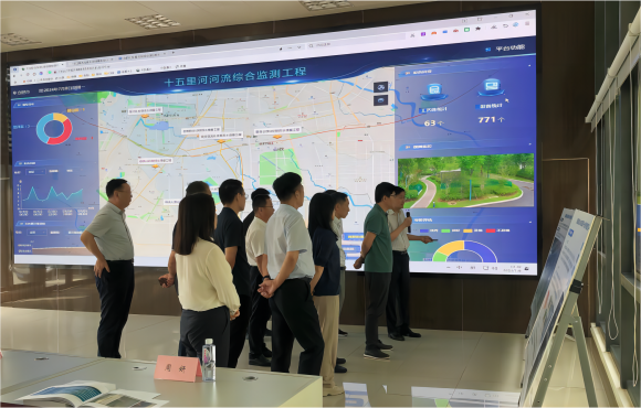 李建中一行调研1xBET十五里河道域治理项目